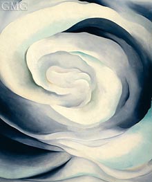 Abstraction, White Rose II | O'Keeffe | Gemälde Reproduktion