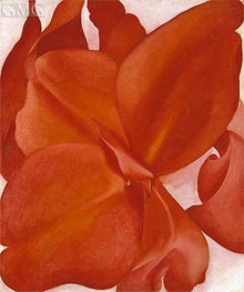 O'Keeffe | Red Cannas, 1927 | Giclée Canvas Print