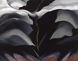 O'Keeffe | Black Place II, 1944 | Giclée Canvas Print
