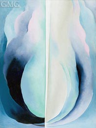 Abstraction Blue, 1927 von O'Keeffe | Kunstdruck