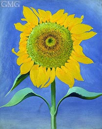 Sunflower, New Mexico, I | O'Keeffe | Painting Reproduction