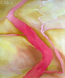 O'Keeffe | It was Yellow and Pink II | Giclée Canvas Print