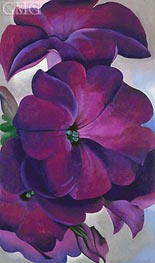 Petunias | O'Keeffe | Painting Reproduction