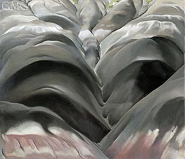 O'Keeffe | Black Place I | Giclée Canvas Print