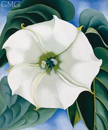 Jimson Weed (White Flower I), 1932 von O'Keeffe | Leinwand Kunstdruck