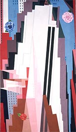 Manhattan, 1932 von O'Keeffe | Leinwand Kunstdruck