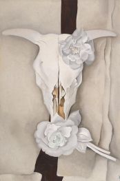 uhschädel mit Kattunrosen, 1931 | O'Keeffe