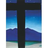 Black Cross with Stars and Blue | O'Keeffe