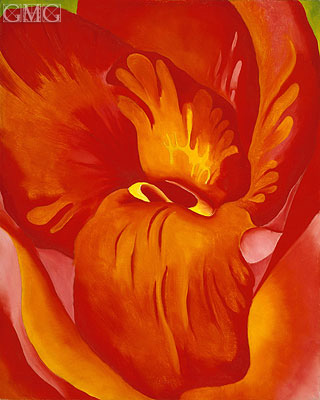 Canna Red and Orange, 1926 | O'Keeffe | Giclée Leinwand Kunstdruck