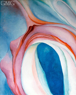 Music (Pink and Blue II), 1919 | O'Keeffe | Giclée Leinwand Kunstdruck