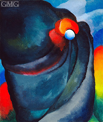 Lake George, Mantel und Rot, 1919 | O'Keeffe