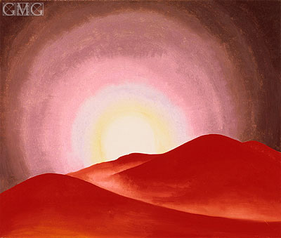 Red Hills, Lake George, 1927 | O'Keeffe | Giclée Leinwand Kunstdruck