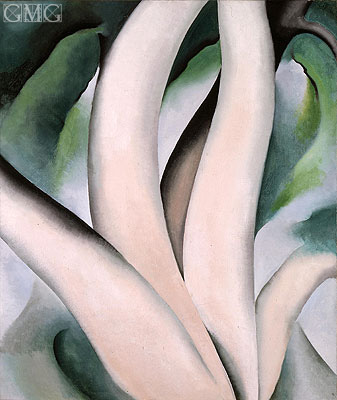 O'Keeffe | Birch Trees at Dawn on Lake George, 1925 | Giclée Canvas Print