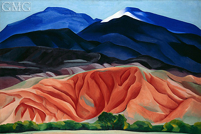 Black Mesa Landscape, New Mexico (Out Back of Marie's II), 1930 | O'Keeffe | Giclée Leinwand Kunstdruck