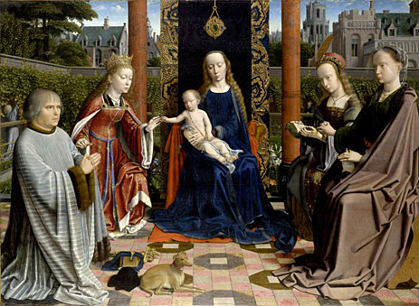 Gerard David | The Virgin and Child with Saints and Donor, c.1510 | Giclée Canvas Print