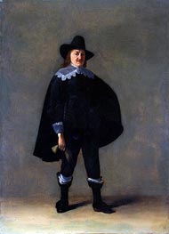 Gerard ter Borch | Portrait of a Gentleman in Black | Giclée Canvas Print