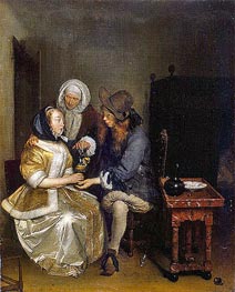 The Glass of Lemonade | Gerard ter Borch | Painting Reproduction