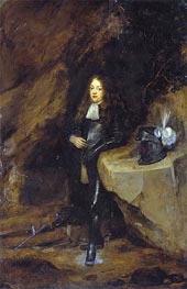 Portrait of a Man in Girds Himself | Gerard ter Borch | Painting Reproduction