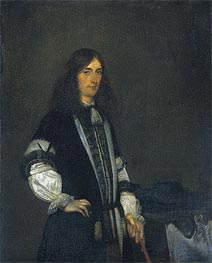 Portrait of Francois de Vicq | Gerard ter Borch | Gemälde Reproduktion