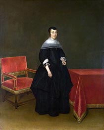 Portrait of Hermanna van der Cruis, c.1665/69 by Gerard ter Borch | Canvas Print