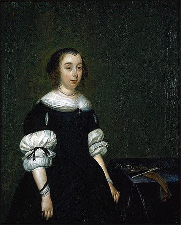 Portrait of a Woman, 1681 | Gerard ter Borch