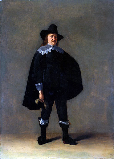 Portrait of a Gentleman in Black, c.1639/40 | Gerard ter Borch
