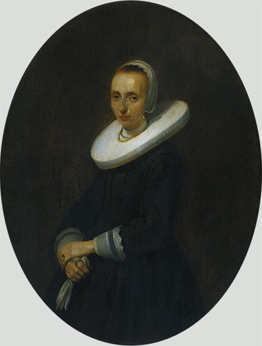 Portrait of Johanna Bardoel, 1644 | Gerard ter Borch | Giclée Leinwand Kunstdruck