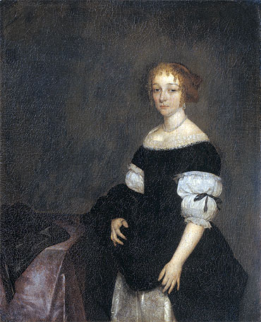 Portrait of Aletta Pancras, 1670 | Gerard ter Borch