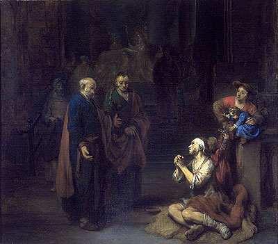 St. Peter Healing the Lame, 1667 | Gerbrand van den Eeckhout | Giclée Canvas Print