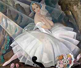 Gerda Wegener | The Ballerina Ulla Poulsen in the Ballet Chopiniana, 1927 | Giclée Canvas Print