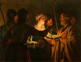 Gerrit van Honthorst | The Denial of St. Peter | Giclée Canvas Print