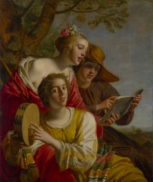 Music-Making Society, 1629 by Gerrit van Honthorst | Giclée Art Print