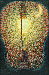 Street Light, 1909 von Giacomo Balla | Leinwand Kunstdruck