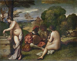 The Pastoral Concert | Giorgione | Painting Reproduction