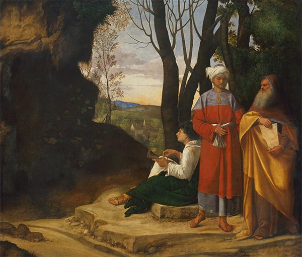 The Three Philosophers, c.1508/09 | Giorgione | Giclée Canvas Print