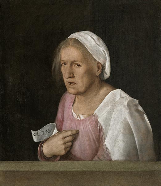 Giorgione | Portrait of an Old Woman, c.1502/08 | Giclée Canvas Print