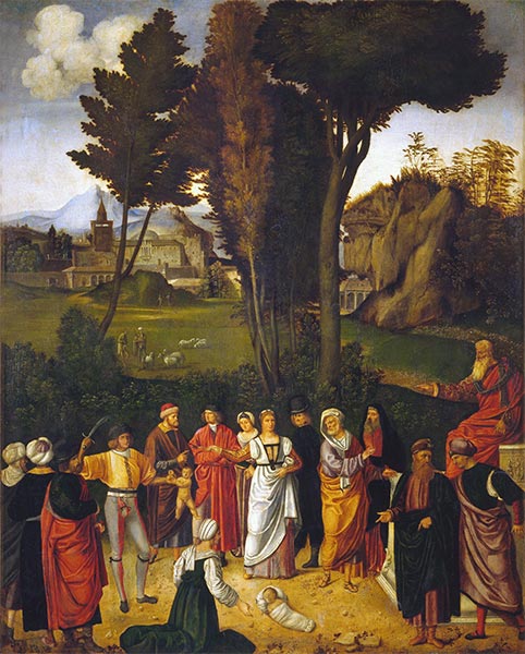 The Judgment of Solomon, c.1502/05 | Giorgione | Giclée Canvas Print