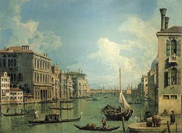 Canaletto | Grand Canal Near the Campo San Vio, c.1730 by | Giclée Canvas Print