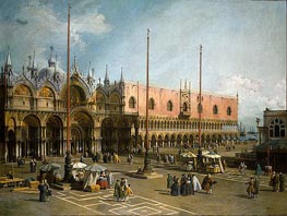 Piazza di San Marco | Canaletto | Gemälde Reproduktion