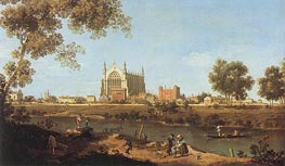 The Chapel of Eton College, 1747 by Canaletto | Canvas Print