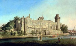 Warwick Castle, c.1749 von Canaletto | Leinwand Kunstdruck