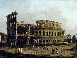 The Colosseum, n.d. von Canaletto | Leinwand Kunstdruck