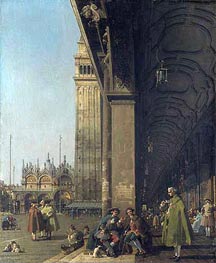 Piazza San Marco and the Colonnade, c.1756 by Canaletto | Canvas Print