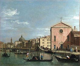 Canaletto | View of the Grand Canal | Giclée Canvas Print