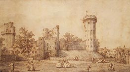 Canaletto | Warwick Castle: The East Front | Giclée Canvas Print