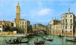 San Geremia and the Entrance to the Cannaregio | Canaletto | Painting Reproduction
