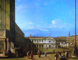Venice: Piazza San Marco towards San Geminiano | Canaletto | Painting Reproduction