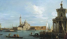 Venice: The Molo towards the Dogana and St. Maria della Salute | Canaletto | Painting Reproduction