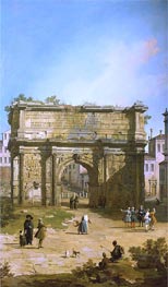 Rome: The Arch of Septimus Severus | Canaletto | Painting Reproduction