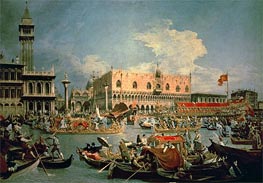 Return of the Bucintoro on Ascension Day | Canaletto | Painting Reproduction